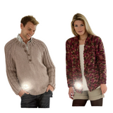 King Cole Magnum Chunky Jacket & Sweater Pattern 3295