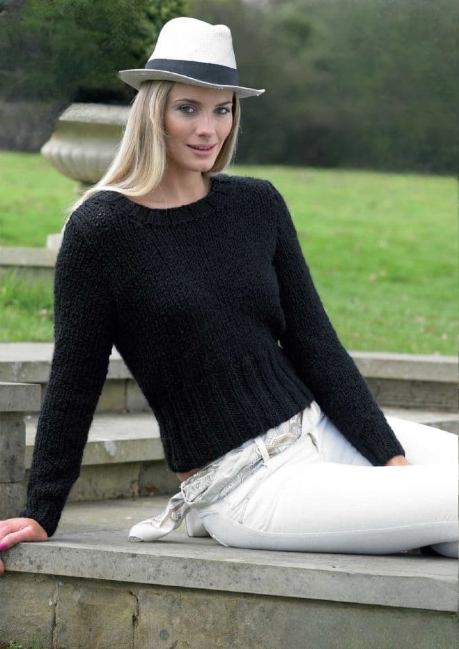 King Cole Maxi-Lite Super Chunky Sweater Pattern 3570*