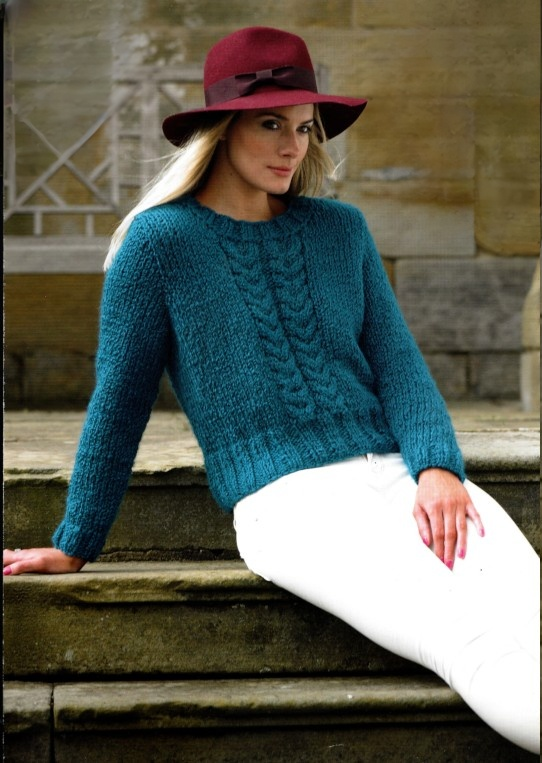 King Cole Maxi-Lite Super Chunky Sweater & Jacket Pattern 3571*
