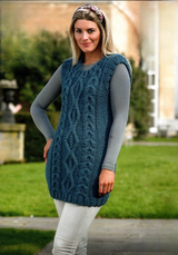 King Cole Maxi-Lite Super Chunky Dress & Slipover Pattern 3573*