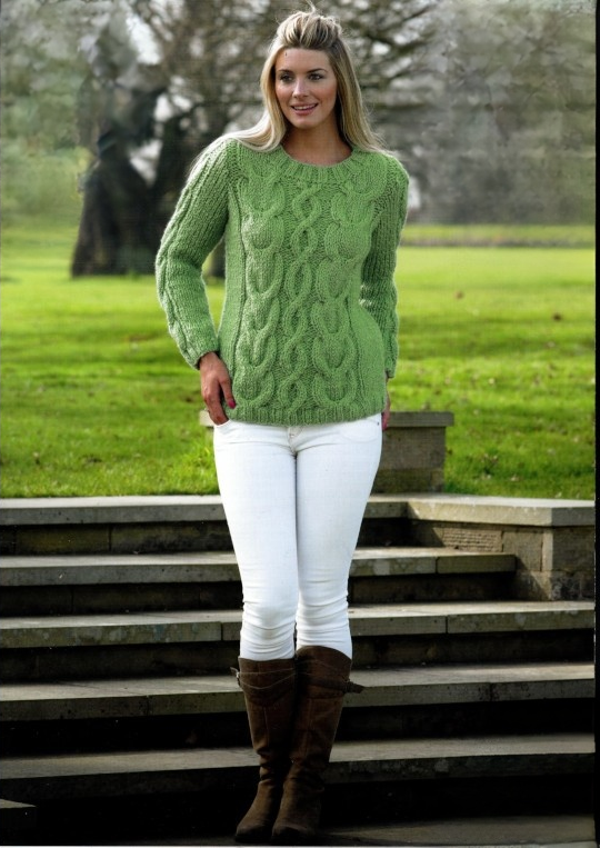 King Cole Maxi-Lite Super Chunky Sweater Pattern 3574*