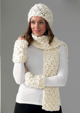 King Cole Supa Dupa Extra Chunky Hat, Scarf & Wrap Pattern 3617*