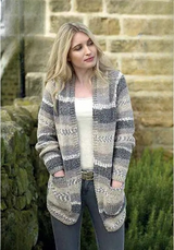 King Cole Drifter Chunky Cardigans Pattern 4599