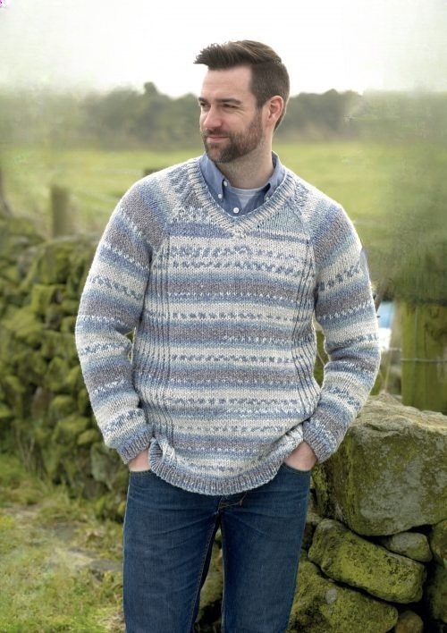 King Cole Drifter Chunky Sweaters Pattern 4600