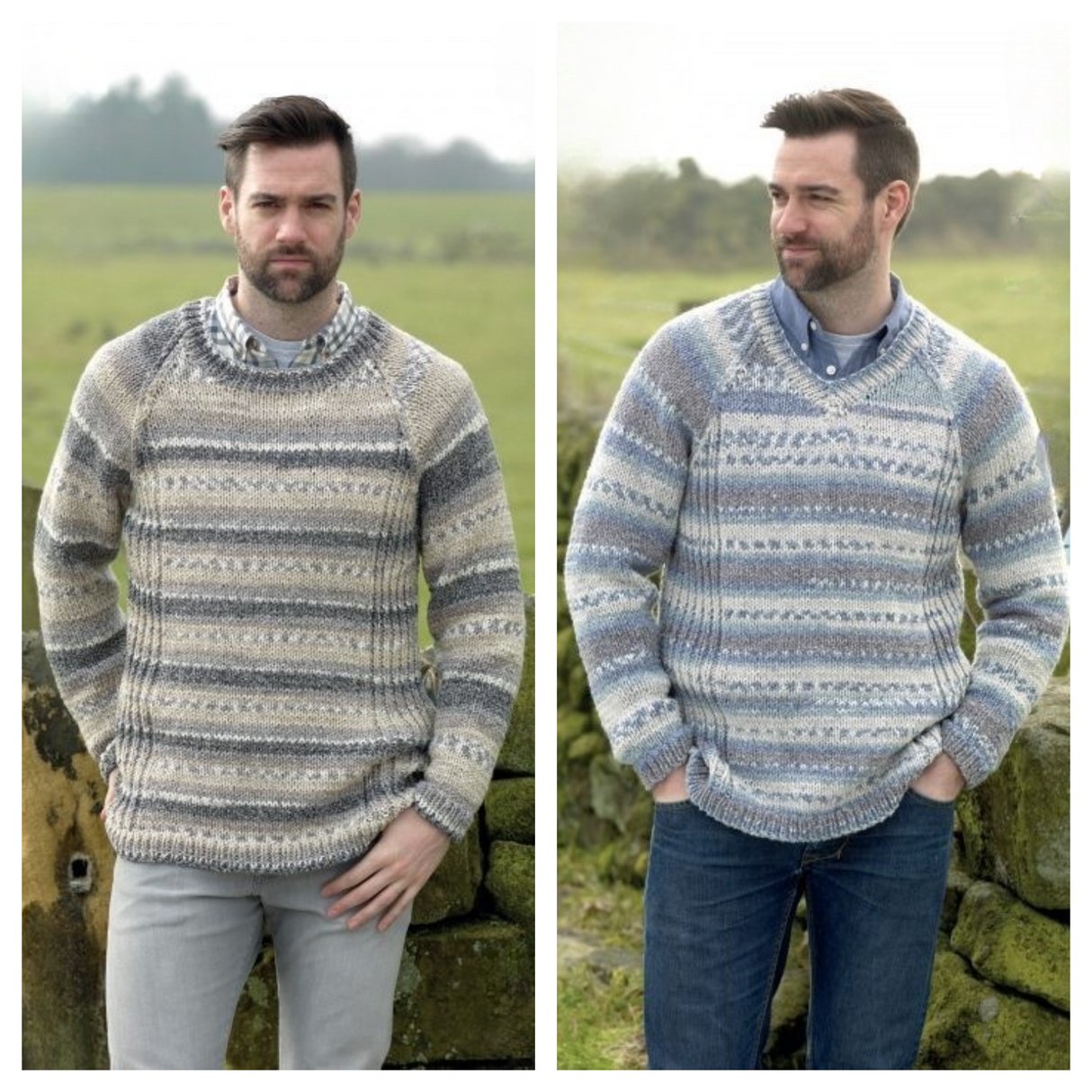 King Cole Drifter Chunky Sweaters Pattern 4600