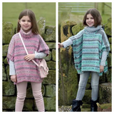 King Cole Drifter Chunky Ponchos Pattern 4602