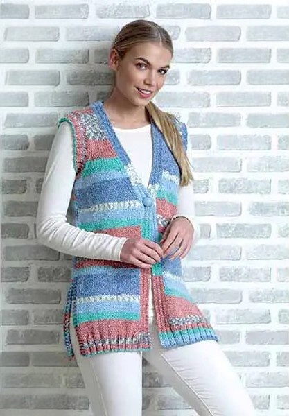 King Cole Drifter Chunky Cardigan & Waistcoat Pattern 4850
