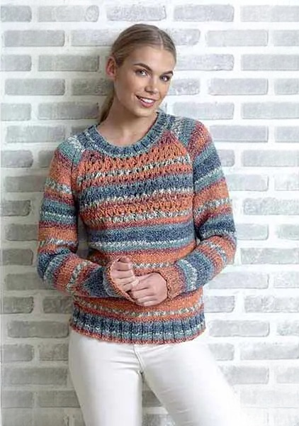 King Cole Drifter Chunky Sweater and Cardigan Pattern 4852