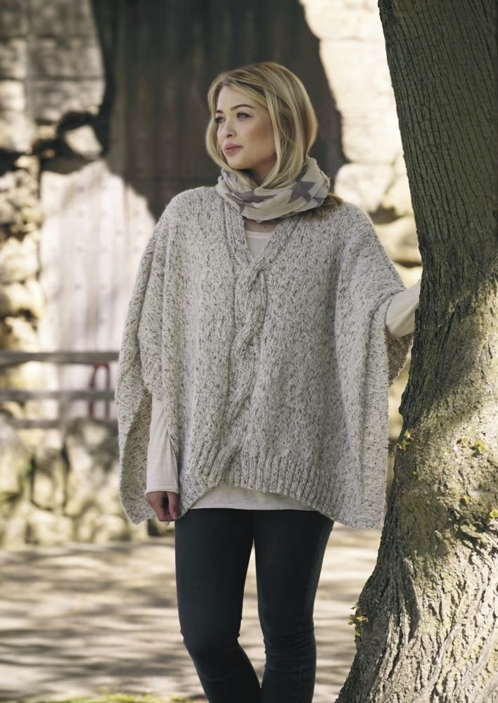 King Cole Indulge Chunky Ponchos Pattern 4861