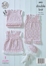 King Cole Cherish Dash DK Baby Set Pattern 4901