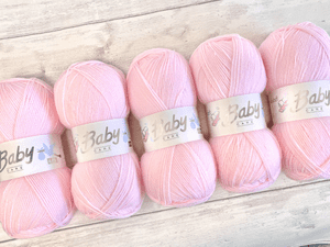 5 x 100g Woolcraft Babycare 4 Ply