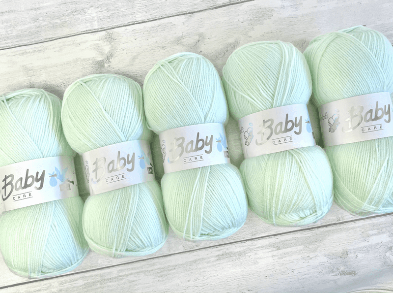 5 x 100g Woolcraft Babycare 4 Ply