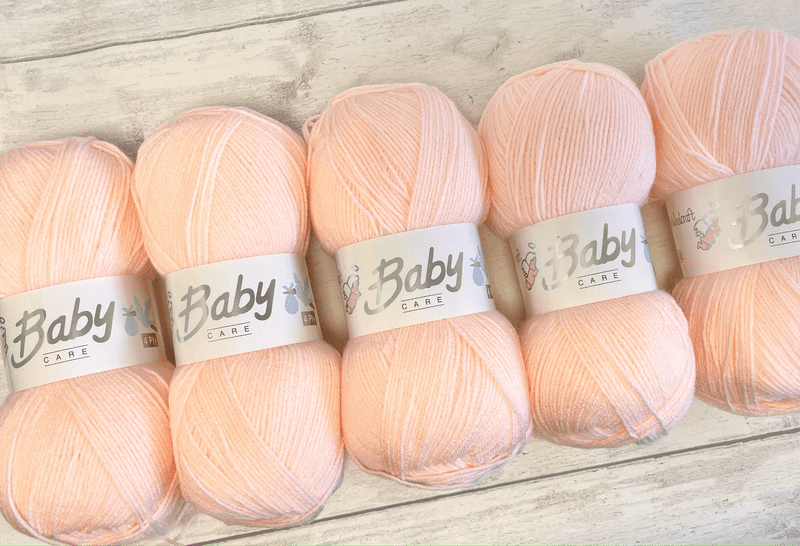 5 x 100g Woolcraft Babycare 4 Ply