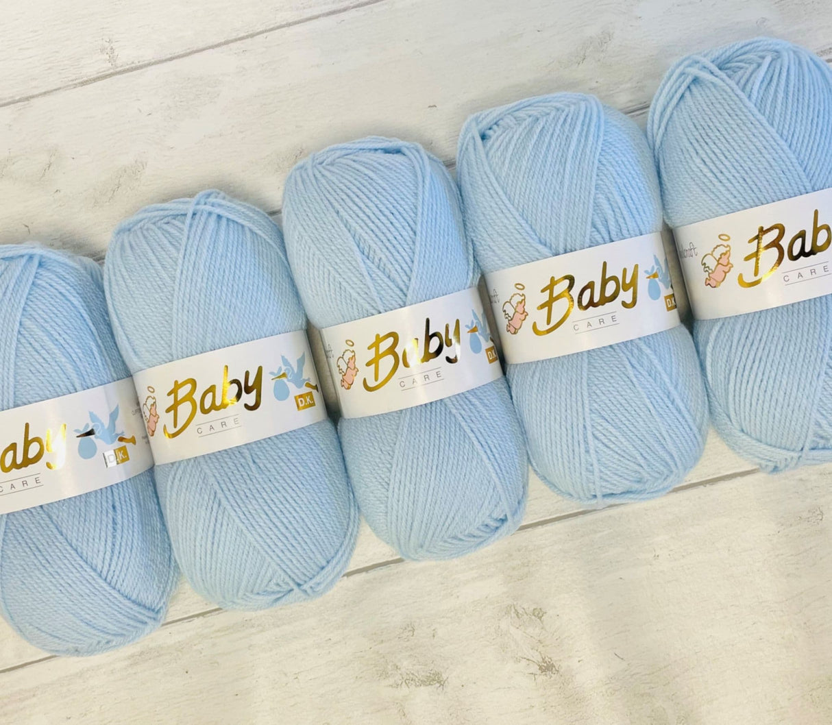 5 x 100g Woolcraft Babycare DK