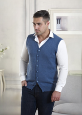 King Cole Majestic DK Slipover & Waistcoat Pattern 5229*