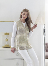 King Cole Drifter 4-Ply Waistcoat and Cardigan Knitting Pattern 5381*