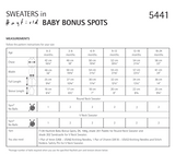 Hayfield Baby Bonus Spot DK Spotty Sweaters Pattern 5441