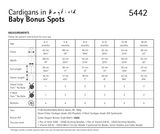 Hayfield Baby Bonus Spot DK Spotty Cardigans Pattern 5442