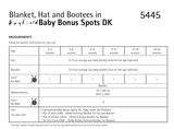 Hayfield Baby Bonus Spot DK Spotty Blanket, Hat & Booties Pattern 5445