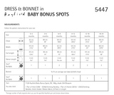 Hayfield Baby Bonus Spot DK Spotty Dress & Bonnet Pattern 5447