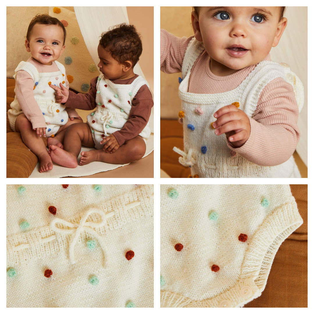 Sirdar Snuggly 4 Ply Spotty Dotty Romper Pattern 5514