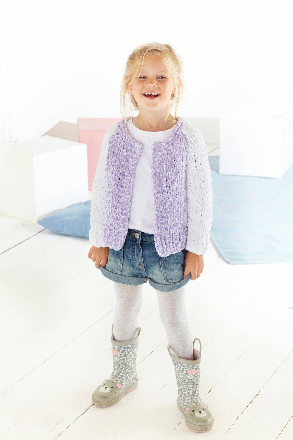 King Cole Yummy Crush Chunky Cardigans Pattern 5601