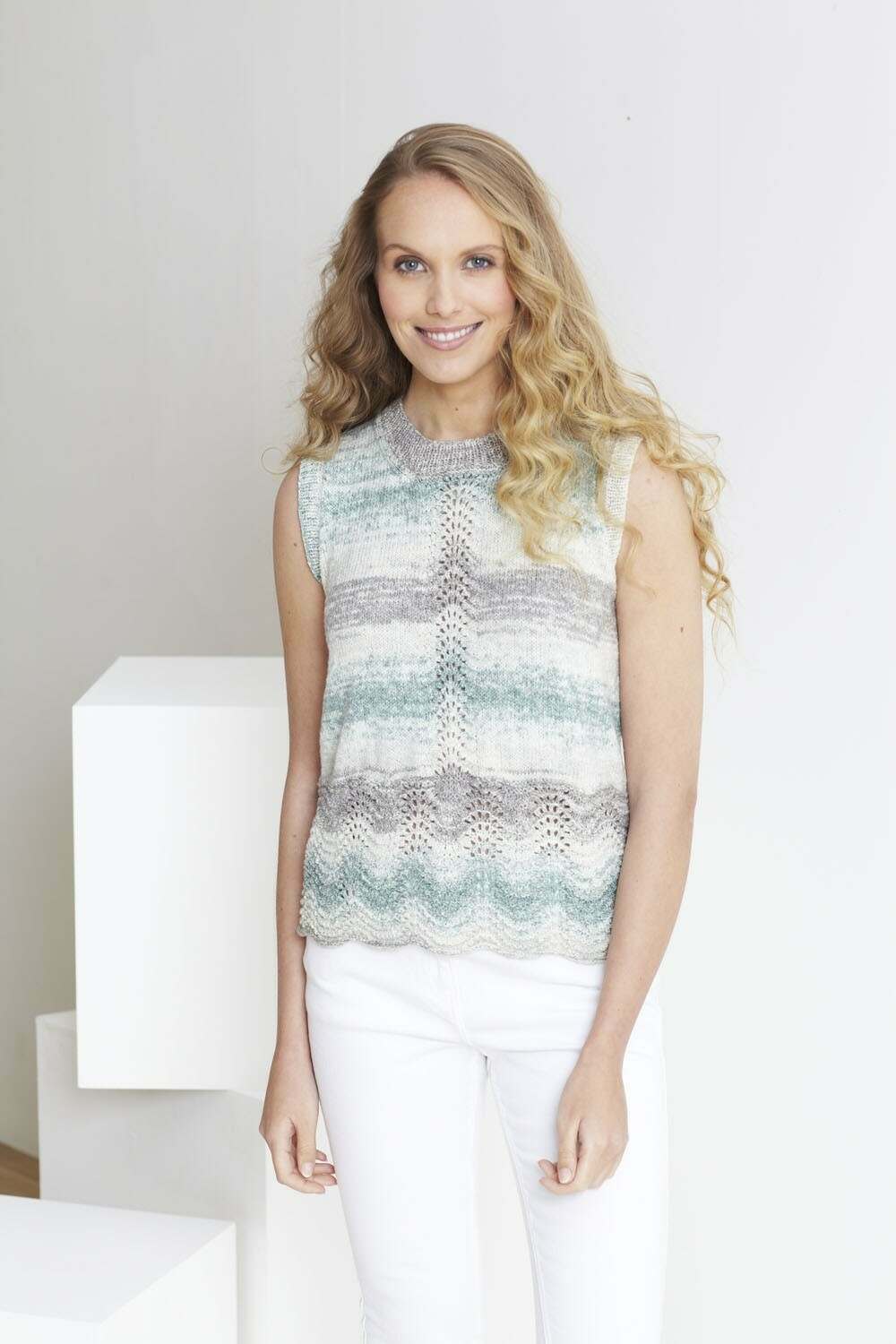 King Cole Drifter 4-Ply Cardigan and Top Knitting Pattern 5627