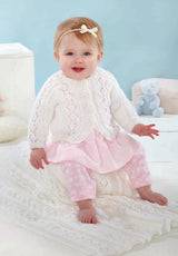 King Cole Baby Safe DK Cardigan, Matinee Jacket, Blanket, Hat Pattern 5770