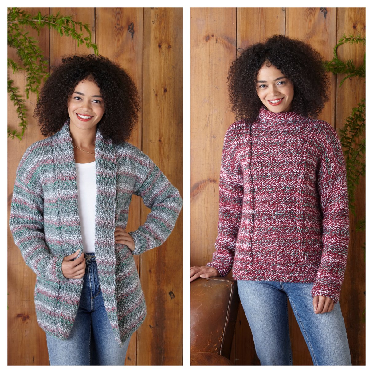 King Cole Christmas Super Chunky Jacket & Sweater Pattern 5779