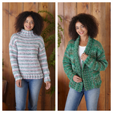 King Cole Christmas Super Chunky Cardigan & Sweater Pattern 5780