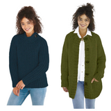 King Cole Timeless Classic Super Chunky Jacket & Sweater Pattern 5828*