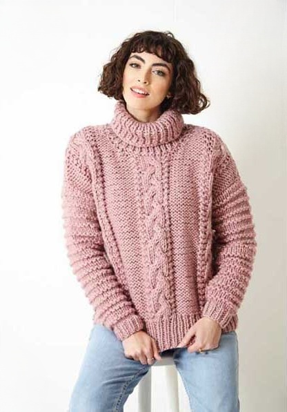 King Cole Big Value Super Chunky Stormy Sweater & Edge to Edge Jacket Pattern 5842