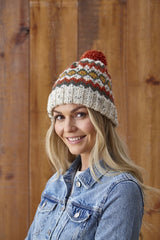 King Cole Fashion Aran Sweater & Hats Pattern 5868