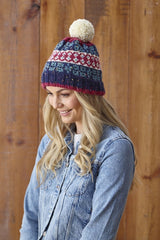 King Cole Fashion Aran Sweater & Hats Pattern 5868