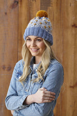 King Cole Fashion Aran Sweater & Hats Pattern 5868