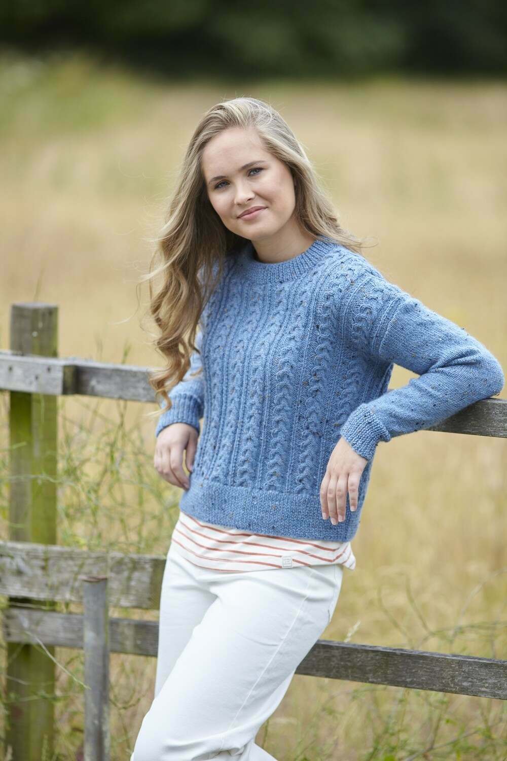 King Cole Homespun Prism DK Sweater & Cardigan Pattern 6099