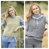 King Cole Homespun Prism DK Tank & Waistcoat Pattern 6100