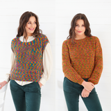 King Cole Jitterbug DK Sweater & Top Pattern 6144