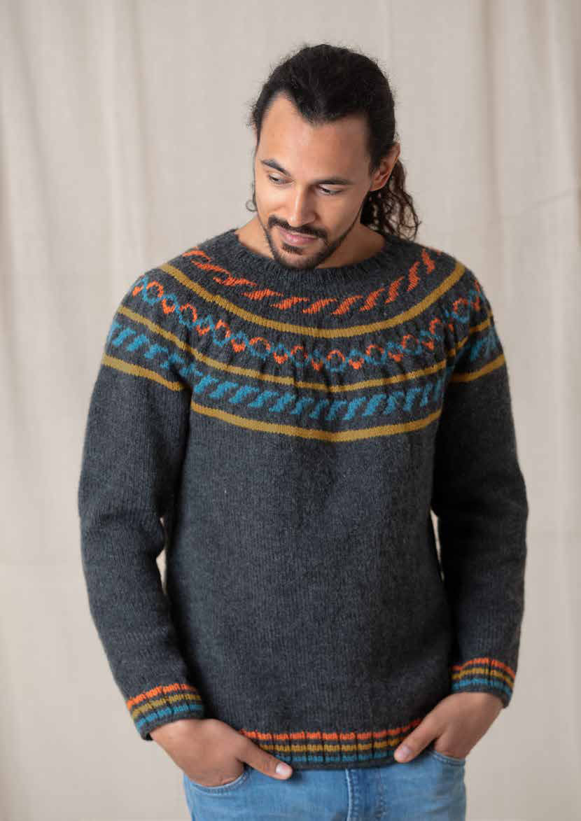Wendy with Wool Aran Unisex Sweater Pattern 6153