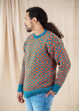 Wendy with Wool Aran Unisex Sweater Pattern 6155