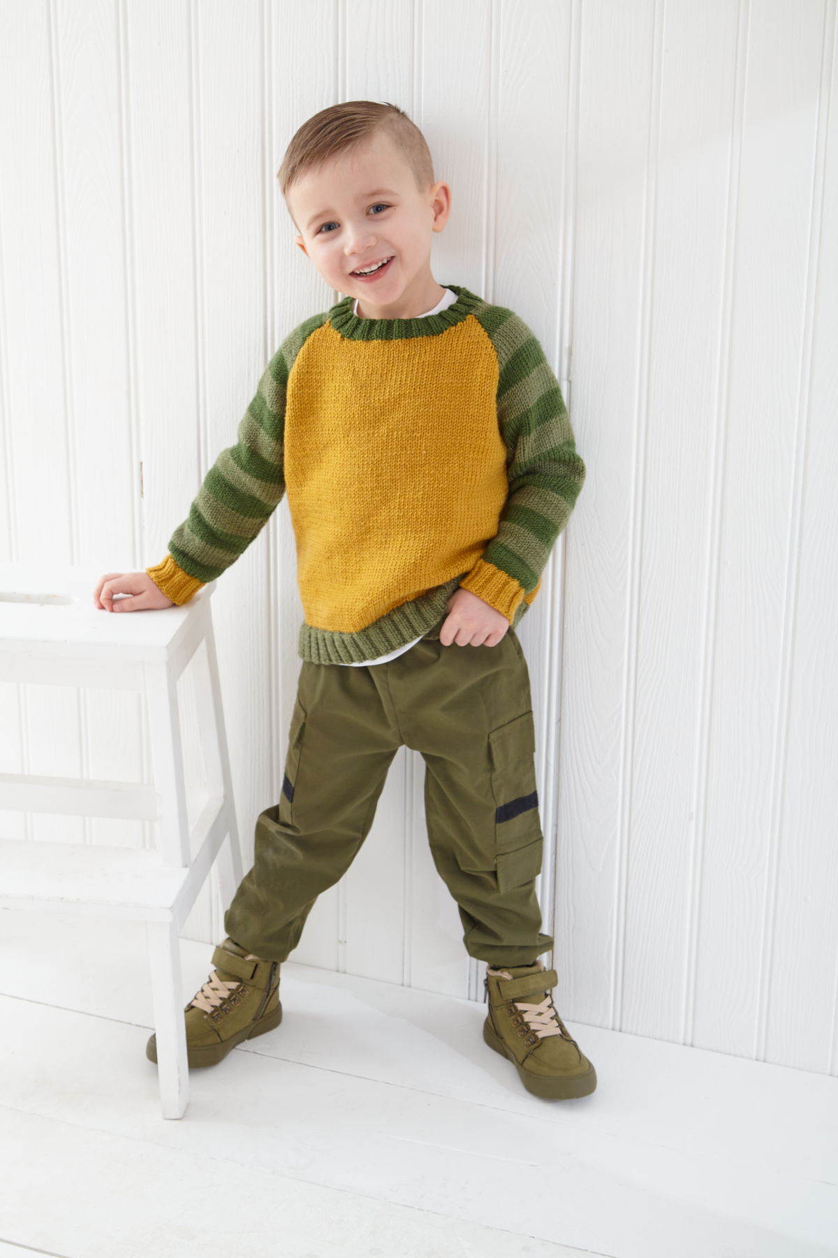 King Cole Cherished DK Childrens Sweater and Hoodie Knitting Pattern 6176