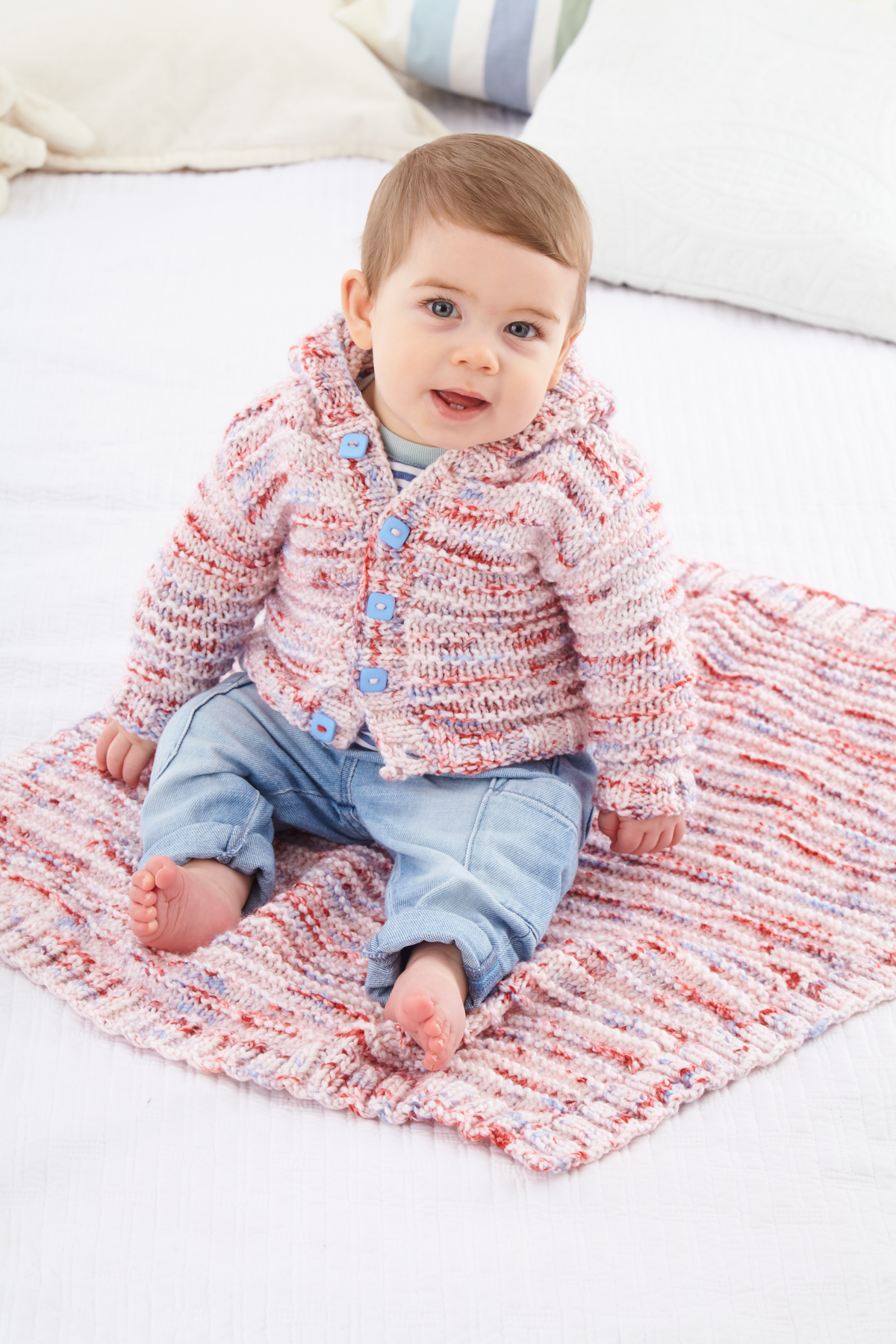 King Cole Bumble & Big Value Baby Chunky Jackets & Blankets Pattern 6179