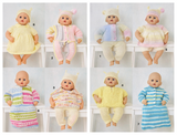 King Cole DK & Chunky Doll's Clothing Pattern 6216