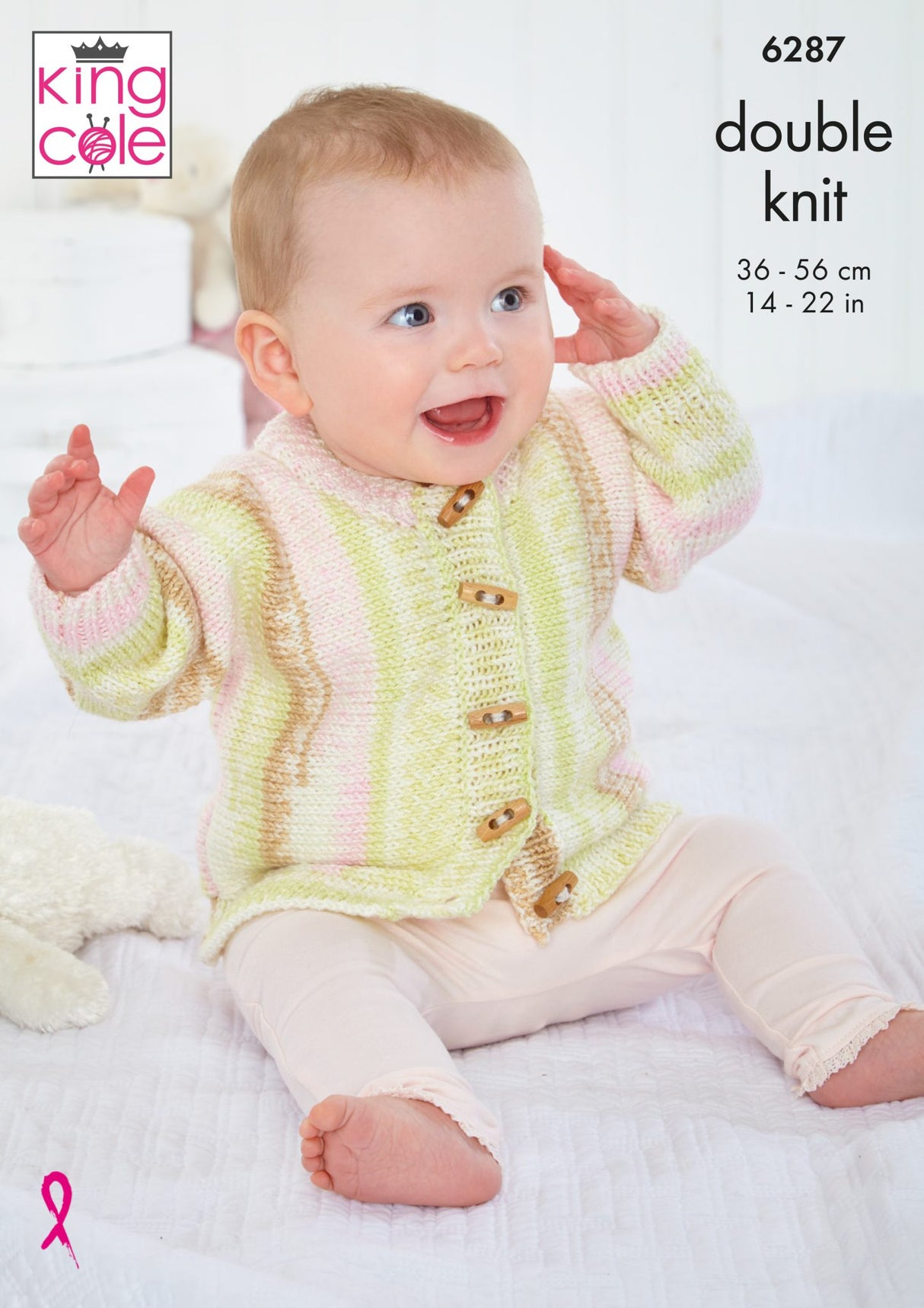 King Cole Cherished DK Cardigans Pattern 6287