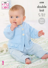 King Cole Cherished DK Jacket, Cardigan and Blanket Pattern 6288