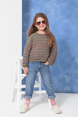 King Cole Jamboree DK Sweater and Cardigan Pattern 6349