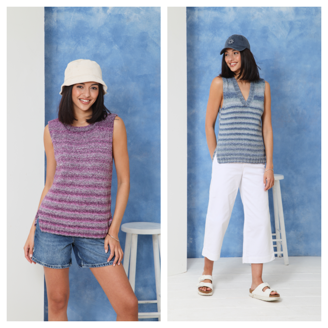 King Cole Jamboree DK Round Neck and V Neck Tops Pattern 6350