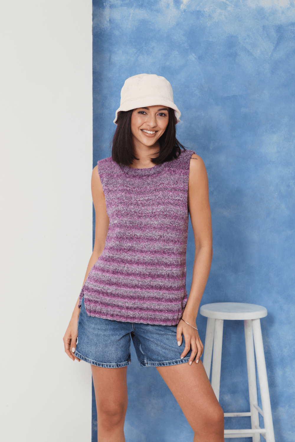 King Cole Jamboree DK Round Neck and V Neck Tops Pattern 6350