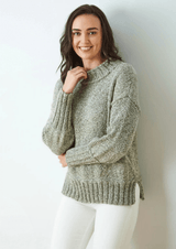 King Cole Simply Denim Chunky Sweater & Vest Top Pattern 6376