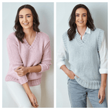 King Cole Simply Denim Chunky Sweater & Top Pattern 6379